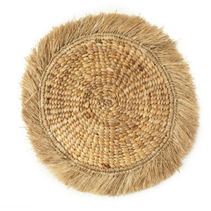 Water Hyacinth Raffia Placemat - Natural