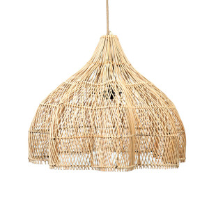 Żyrandol kwiat pleciony - The Whipped M, E27, Rattan