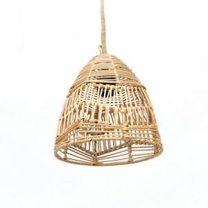 Lampa wisząca nad stół - The Bala S, E27, Rattan, styl skandynawski
