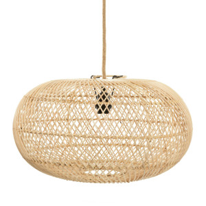 Lampa pleciona - The Wholly M, E27, Rattan, lampy do salonu