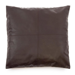 Four Panel Lear Cushion Cover - Chocolate - 60x60