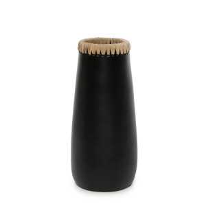 Sneaky Vase - Black Natural - L