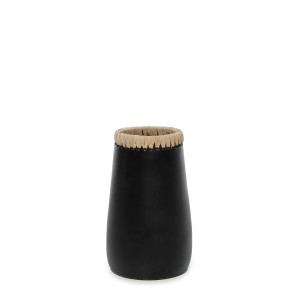 Sneaky Vase - Black Natural - S