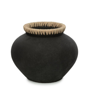 Styly Vase - Black Natural - L