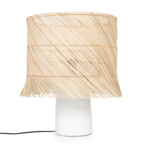 Lampka nocna do sypialni - The Rattan, E27, boho