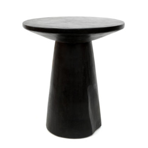 Timber Conic Side Table - Black - 50