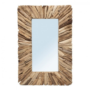 Driftwood Framed Mirror - Natural - M