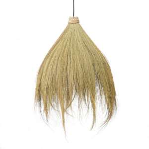 Lampa boho - The Rayung Hut M, E27, Trawa naturalna