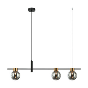 Nowoczesna Lampa Wisząca Bletter G9 3-punktowa