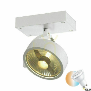 Oprawa wpuszczana SLV KALU 147301 biała aluminium ES111 75W 230V