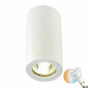 Lampa sufitowa natynkowa SLV ENOLA_B CL-1 biała GU10 35W 151811