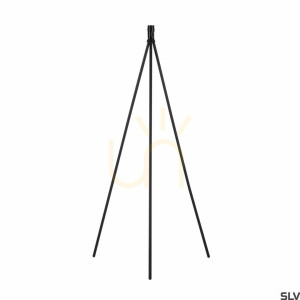 Lampa podłogowa SLV FENDA czarna E27 40W aluminium 155490