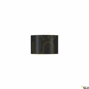 Abażur SLV FENDA 30 cm czarno-miedziany tekstylny 155592