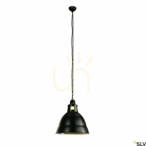 Lampa wisząca SLV PARA 380 czarna aluminium 38,5 cm 165359