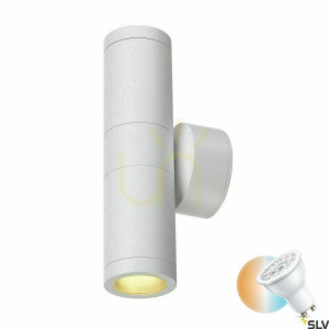 Lampa ścienna zewnętrzna SLV ASTINA biała 11W IP44 228771
