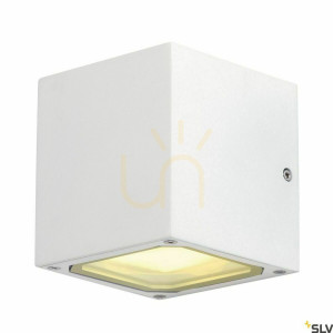 Lampa ścienna zewnętrzna SLV SITRA CUBE biała IP44 9W 230V 232531