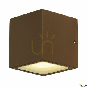 Lampa ścienna zewnętrzna SLV SITRA CUBE rdzawa IP44 232537