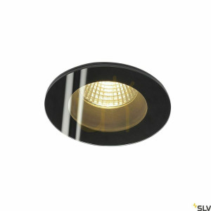 Oprawa wpuszczana zewnętrzna SLV PATTA-F 114440 czarna LED 11W 3000K IP65 okrągła