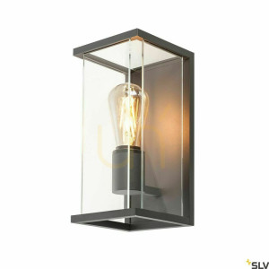 Lampa ogrodowa ścienna SLV QUADRULO WL E27 antracyt IP44 1002403