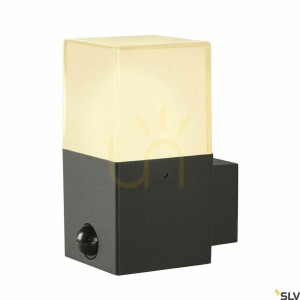 Lampa ścienna zewnętrzna SLV GRAFIT z czujnikiem ruchu antracyt E27 IP44 1006183