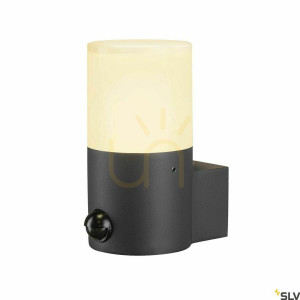 Lampa ścienna z czujnikiem ruchu SLV GRAFIT antracyt IP44 1006179