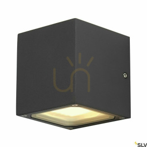 Lampa ścienna zewnętrzna SLV SITRA CUBE antracyt IP44 9W 232535