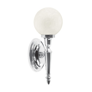 Lampa ścienna Dryden 1 Light – polerowany chrom Elstead