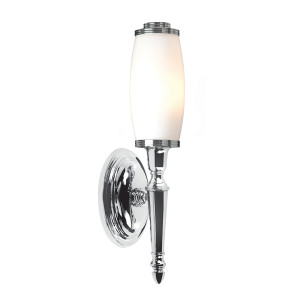 Lampa ścienna Dryden 1 Light – polerowany chrom Elstead