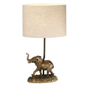 Sabi 1 lampa stołowa z owalnym kloszem Elstead