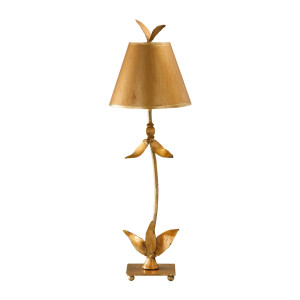 Lampa stołowa Red Bell 1 - złoty liść Elstead