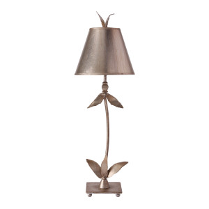 Lampa stołowa Red Bell 1 - srebrny liść Elstead