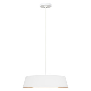 Lampa wisząca Asher 5 - biała matowa Elstead