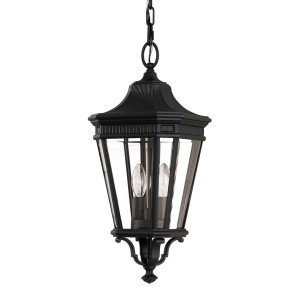 Latarnia łańcuszkowa Cotswold Lane 2 Light Medium - Czarna Elstead