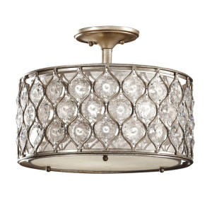 Lucia 1 Light Semi-Flush Light Elstead
