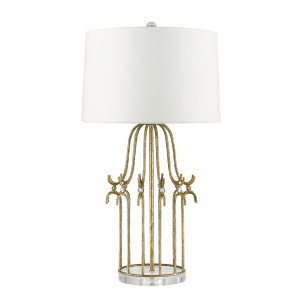 Lampa stołowa Stella 1 - postarzane złoto Elstead