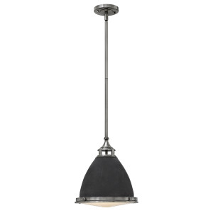 Lampa Wisząca Amelia 1 Lekki Średni - Postarzany Cynk Elstead