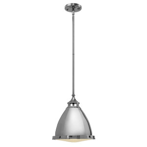 Lampa Wisząca Amelia 1 Light Medium - polerowany nikiel Elstead