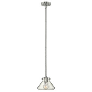 Lampa Wisząca Congress 1 z przezroczystego szkła - chrom Elstead