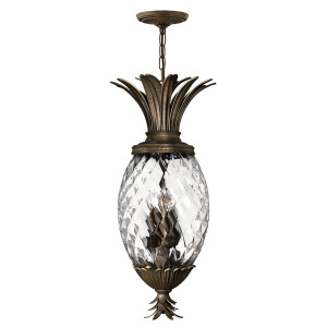 Lampa Wisząca Plantation 4 Jasna - Perłowy Brąz Elstead