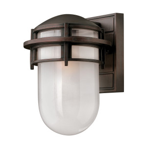 Reef Small 1 Light Lantern — wiktoriański brąz Elstead