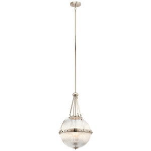 Lampa wisząca Aster 3 - polerowany nikiel Elstead