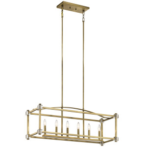 Liniowy żyrandol Cayden 6 Light Elstead