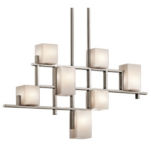 Liniowy żyrandol City Lights 7 Light Elstead