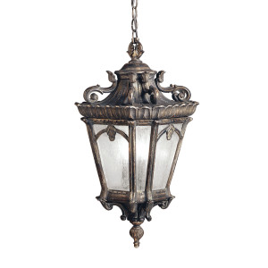 Tournai 4 Light Grand Bardzo duża latarnia łańcuchowa Elstead
