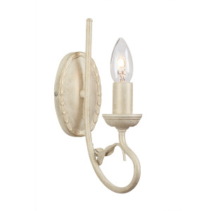 Olivia 1 Light Kinkiet - Ivory/Złoty Elstead