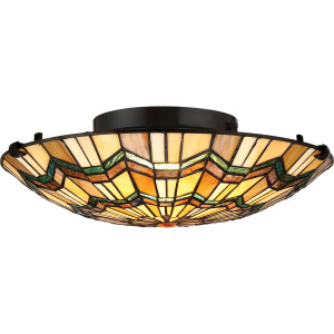 Plafon ALCOTT 2 Light Tiffany -Elstead