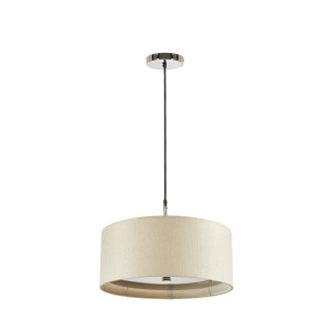 Lampa wisząca Sienna 1 - Kremowa Elstead