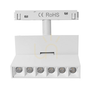 Lampa magnetyczna z diodami łamana 6w 3000k ddcx-gdzd6 biała