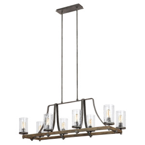 Podłużna lampa wisząca Angelo - 8 źródeł światła Quintiesse