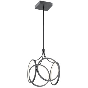 Lampa wisząca LED Ciri - Matowa czerń Quintiesse